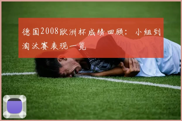 德国2008欧洲杯成绩回顾：小组到淘汰赛表现一览
