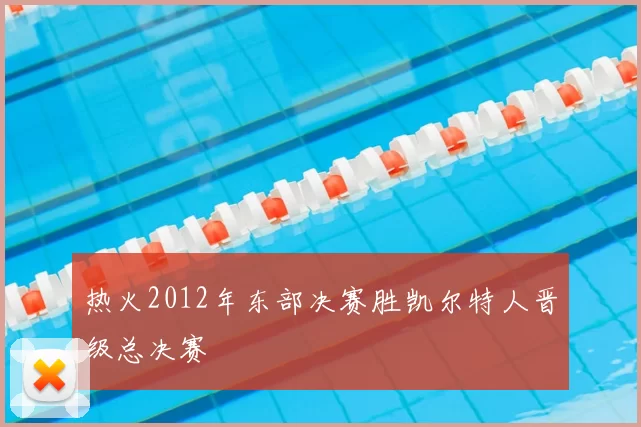 热火2012年东部决赛胜凯尔特人晋级总决赛